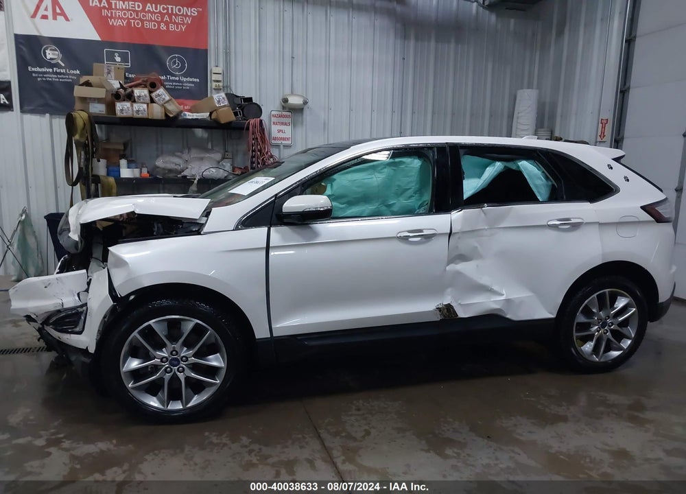 2017 FORD EDGE TITANIUM VIN: 2FMPK4K97HBB35591