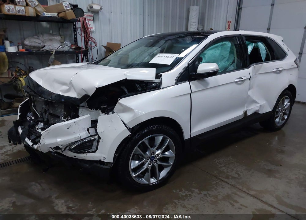2017 FORD EDGE TITANIUM VIN: 2FMPK4K97HBB35591