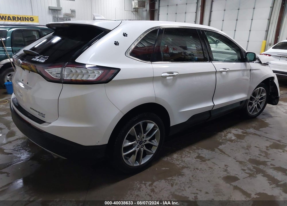 2017 FORD EDGE TITANIUM VIN: 2FMPK4K97HBB35591