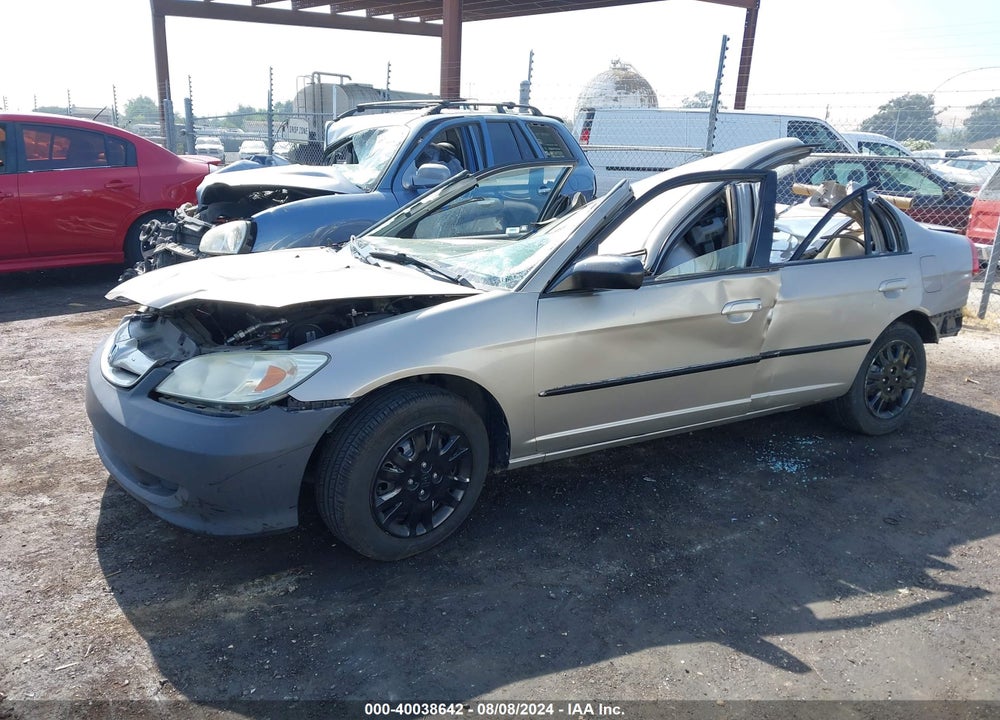 2004 HONDA CIVIC LX VIN: 2HGES16594H612032