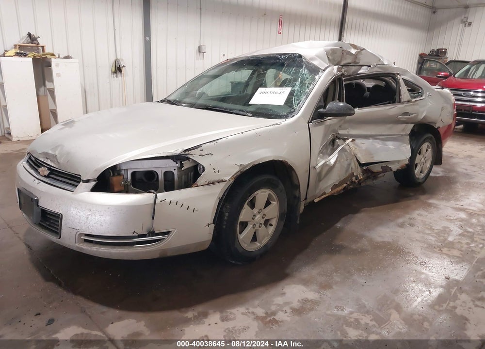 2008 CHEVROLET IMPALA VIN: 2G1WT58N889133498