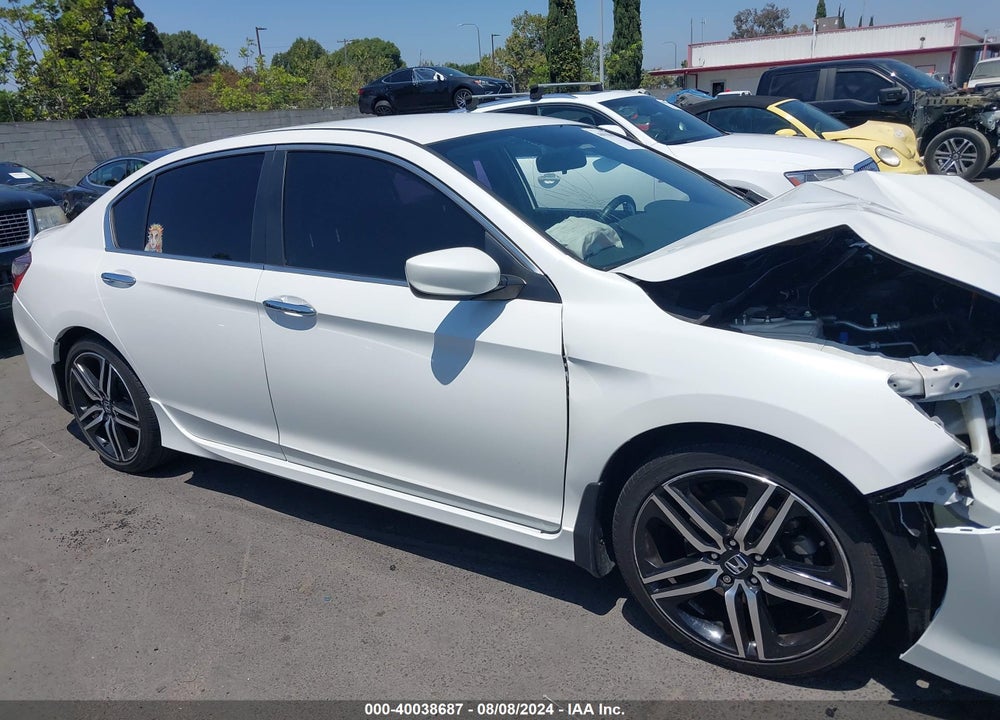 2017 HONDA ACCORD SPORT VIN: 1HGCR2F5XHA078178