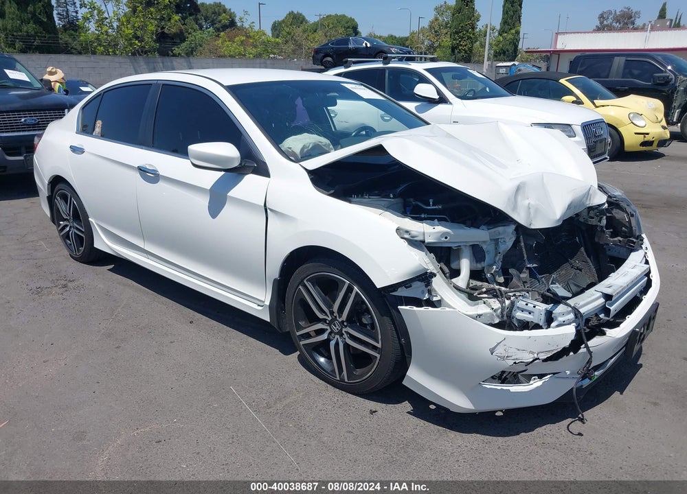 2017 HONDA ACCORD SPORT VIN: 1HGCR2F5XHA078178