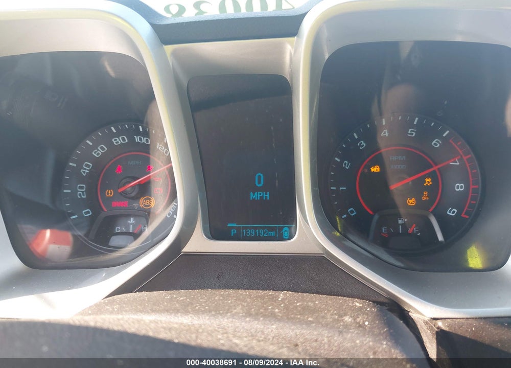 2012 CHEVROLET CAMARO 1SS VIN: 2G1FJ1EJ8C9122106