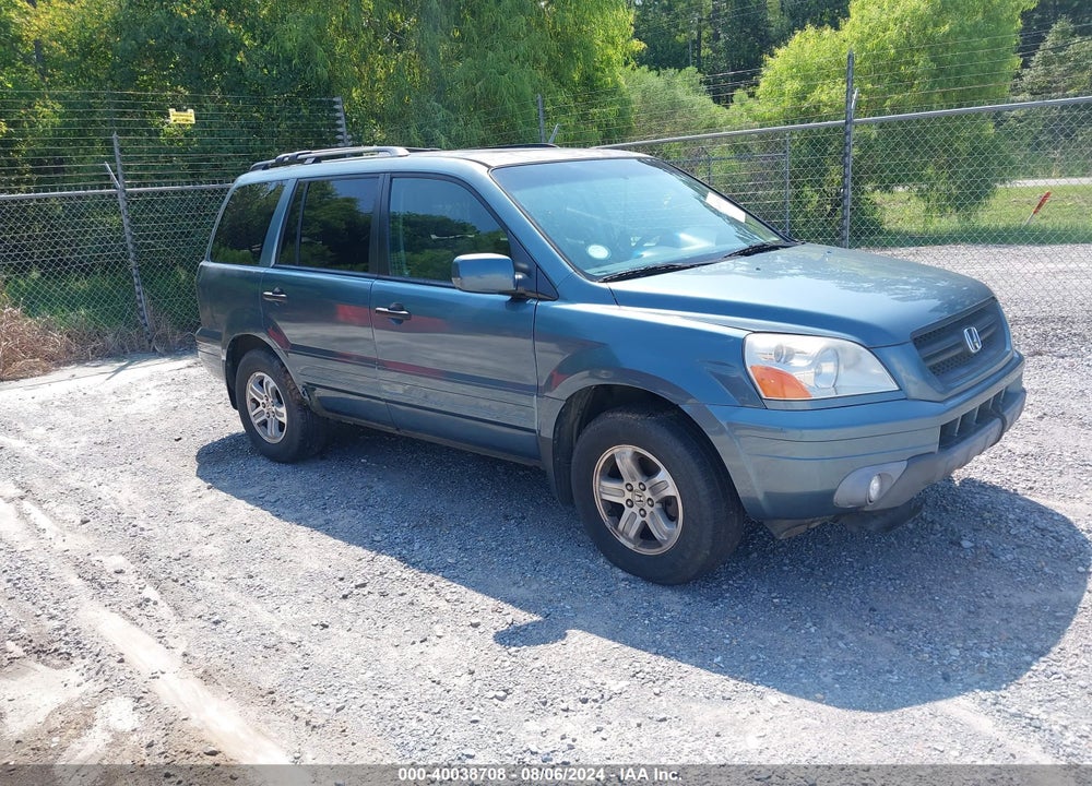 2005 HONDA PILOT EX-L VIN: 2HKYF18645H506361
