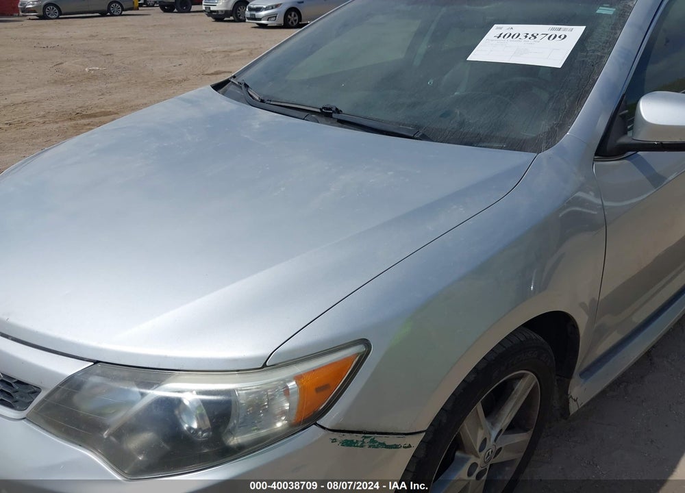 2012 TOYOTA CAMRY SE VIN: 4T1BF1FK2CU089374