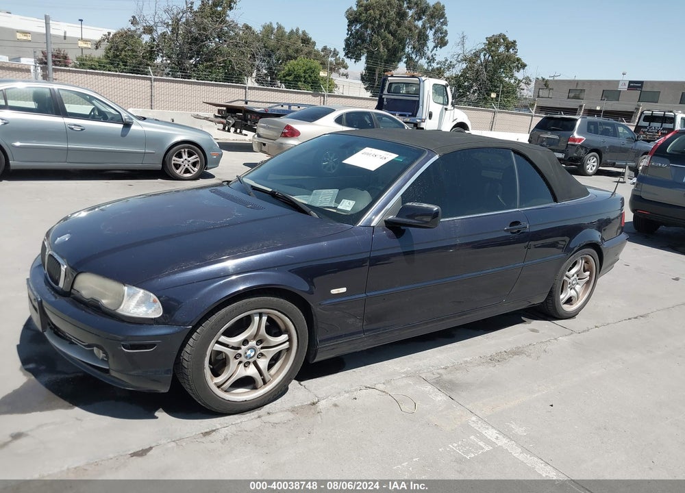2002 BMW 330CI VIN: WBABS534X2JU91282