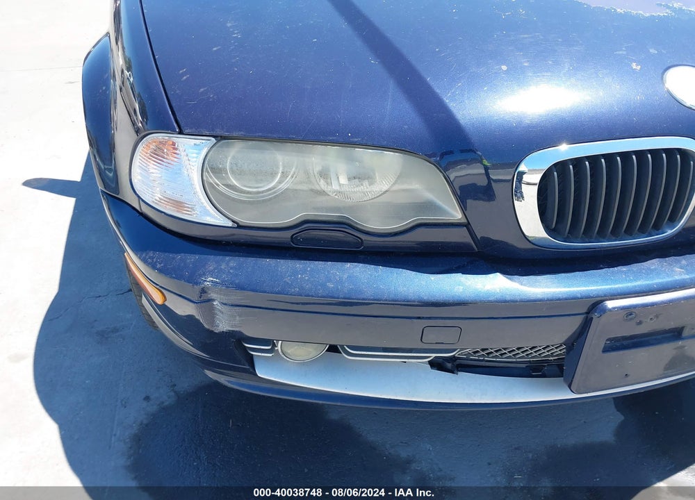 2002 BMW 330CI VIN: WBABS534X2JU91282