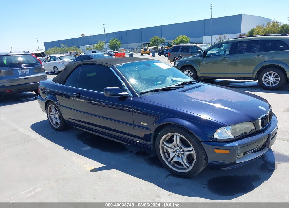 2002 BMW 330CI VIN: WBABS534X2JU91282