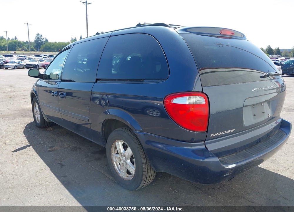 2007 DODGE GRAND CARAVAN SXT VIN: 2D8GP44LX7R306887