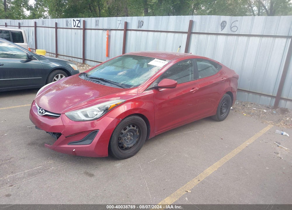 2016 HYUNDAI ELANTRA SE VIN: 5NPDH4AE9GH736413