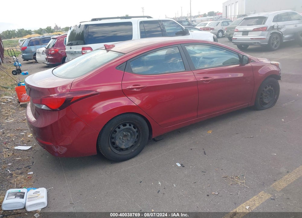 2016 HYUNDAI ELANTRA SE VIN: 5NPDH4AE9GH736413