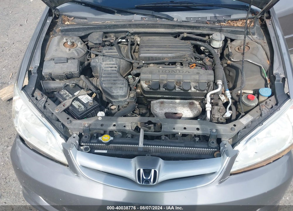 2005 HONDA CIVIC LX VIN: 2HGES16515H604959