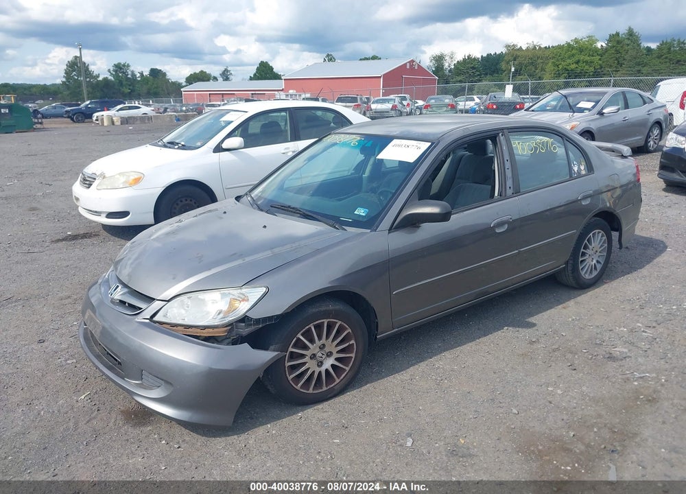 2005 HONDA CIVIC LX VIN: 2HGES16515H604959