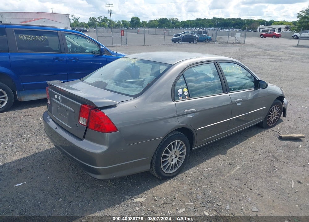 2005 HONDA CIVIC LX VIN: 2HGES16515H604959