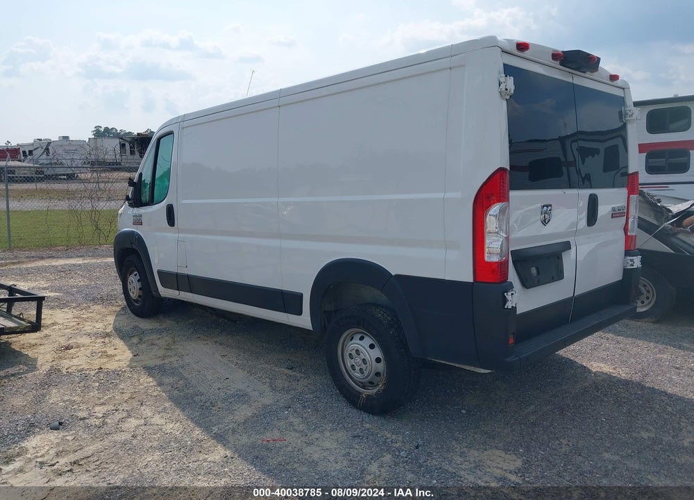 2020 RAM PROMASTER 1500 LOW ROOF 136 WB VIN: 3C6TRVAG8LE114844