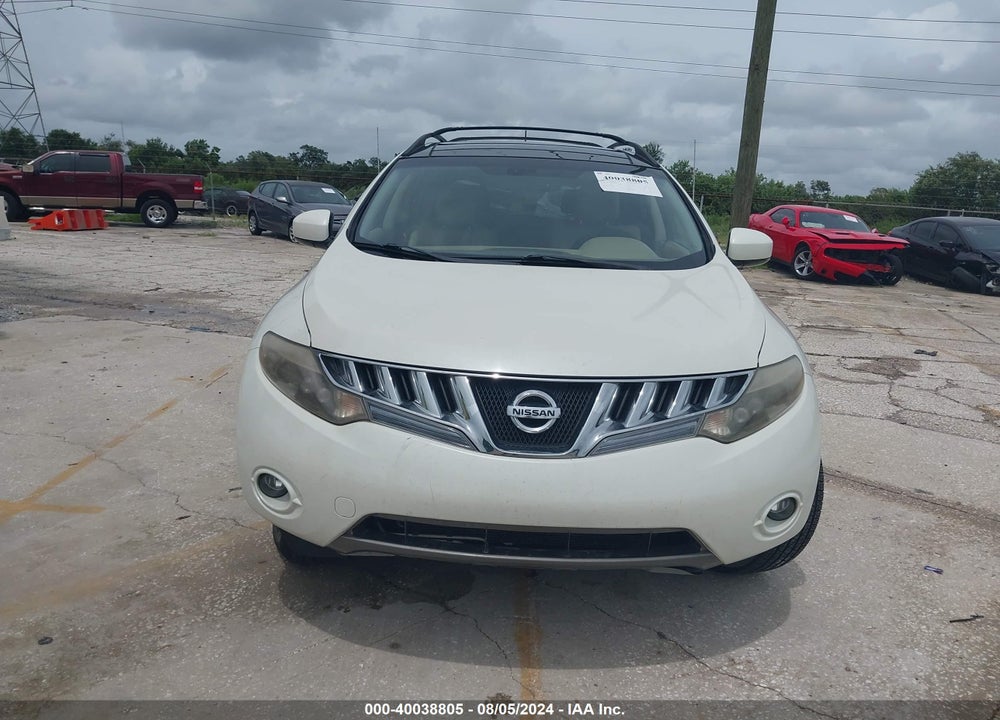2010 NISSAN MURANO SL VIN: JN8AZ1MU0AW008521