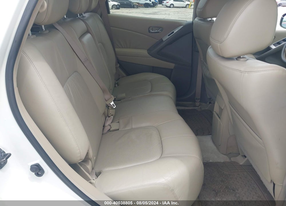 2010 NISSAN MURANO SL VIN: JN8AZ1MU0AW008521