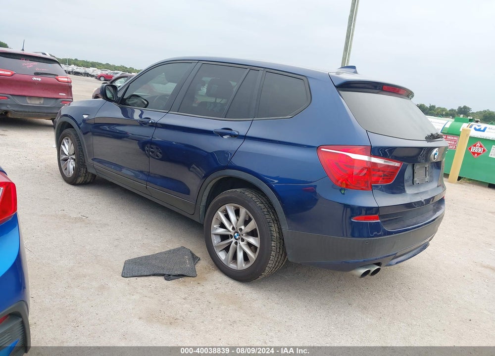 2014 BMW X3 XDRIVE28I VIN: 5UXWX9C57E0D11788