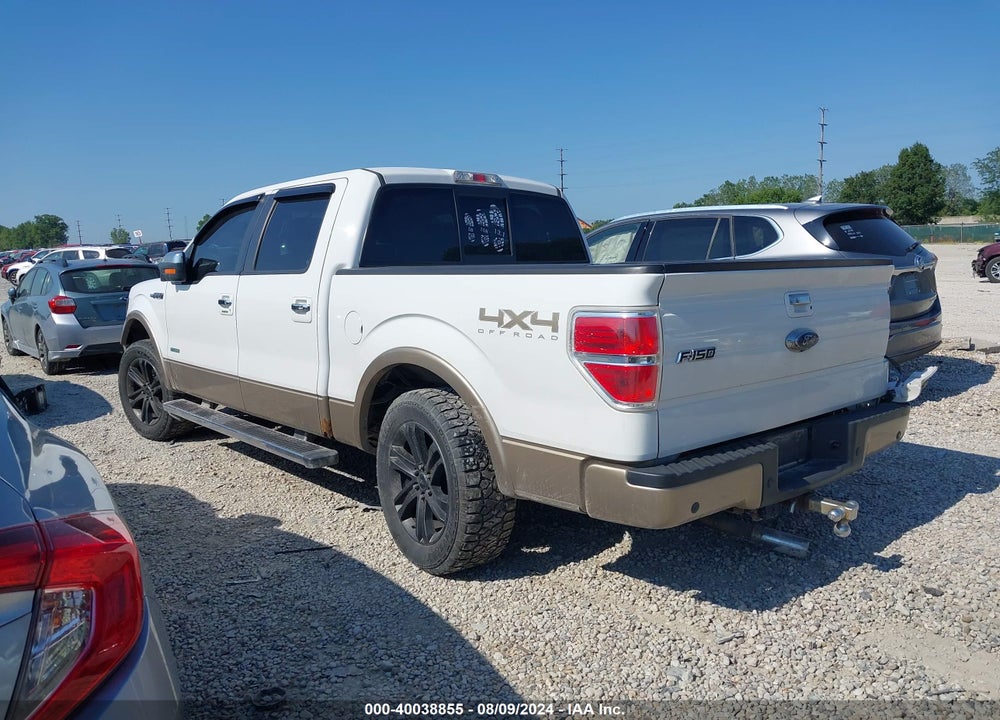 2013 FORD F-150 LARIAT VIN: 1FTFW1ET1DFC93556