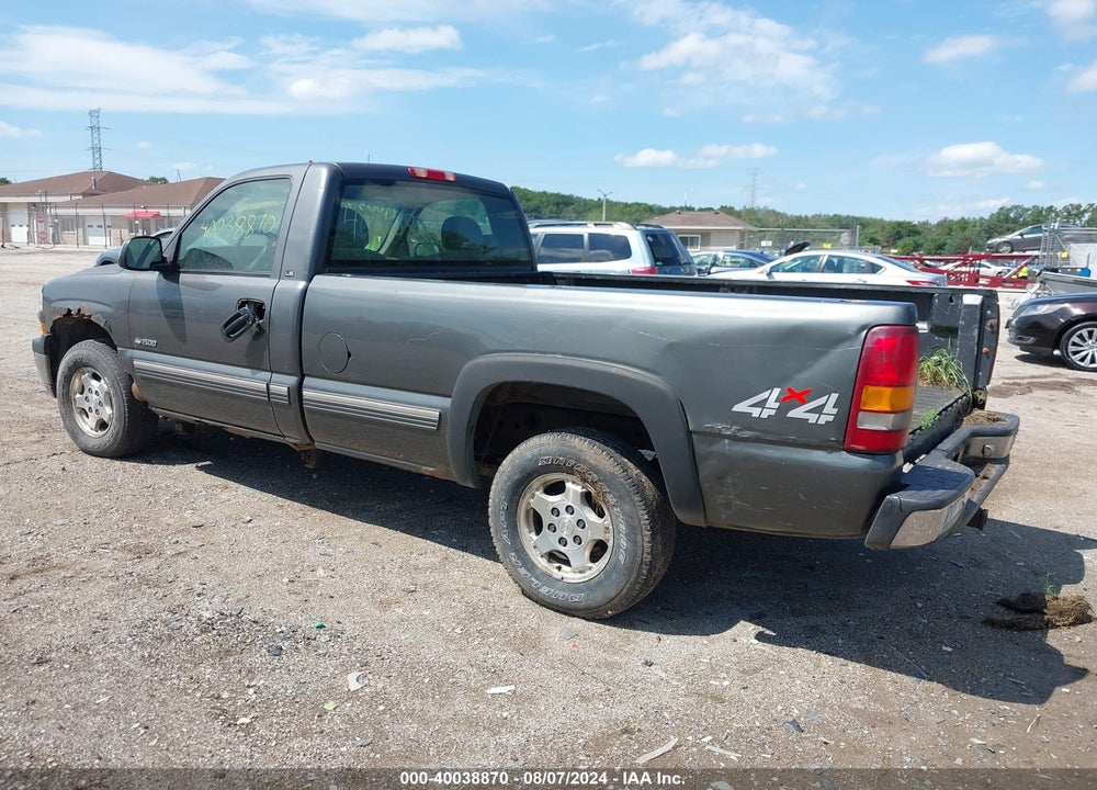 2000 CHEVROLET SILVERADO 1500 LS VIN: 1GCEK14T0YE198779
