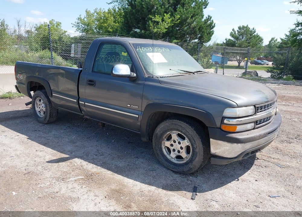 2000 CHEVROLET SILVERADO 1500 LS VIN: 1GCEK14T0YE198779