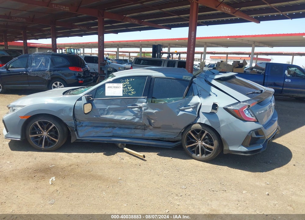 2021 HONDA CIVIC SPORT VIN: SHHFK7H44MU222888