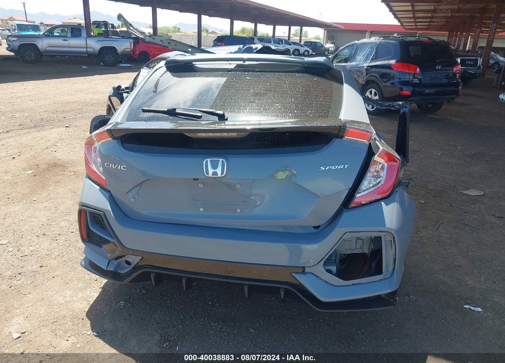 2021 HONDA CIVIC SPORT VIN: SHHFK7H44MU222888