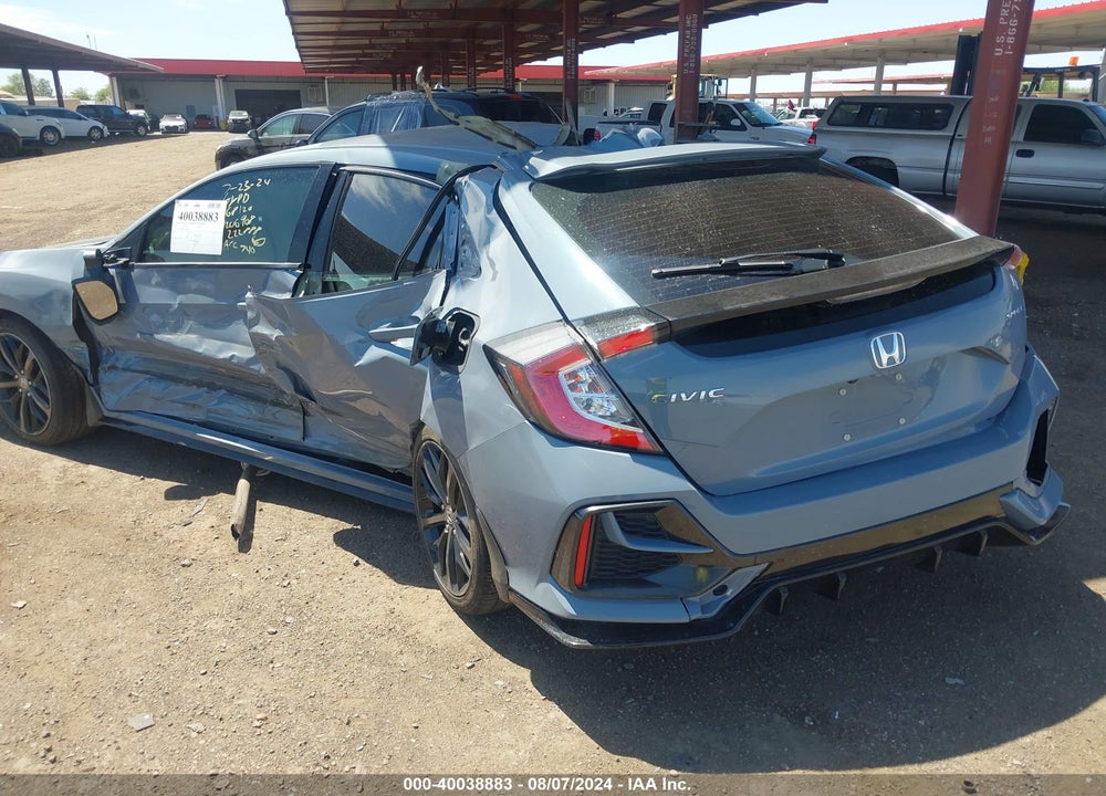 2021 HONDA CIVIC SPORT VIN: SHHFK7H44MU222888
