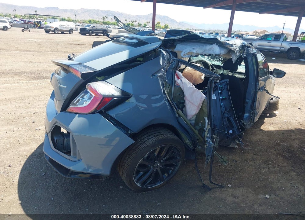 2021 HONDA CIVIC SPORT VIN: SHHFK7H44MU222888