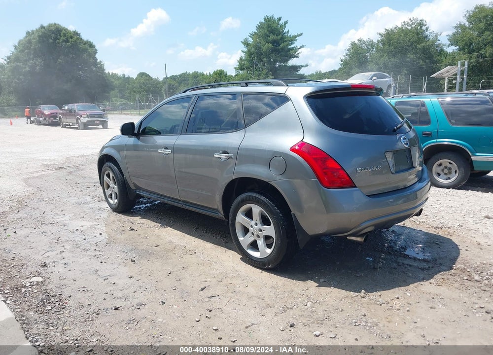 2005 NISSAN MURANO SL VIN: JN8AZ08T05W307136