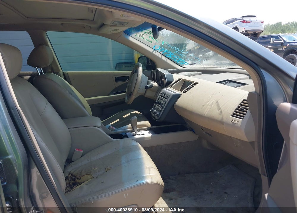 2005 NISSAN MURANO SL VIN: JN8AZ08T05W307136
