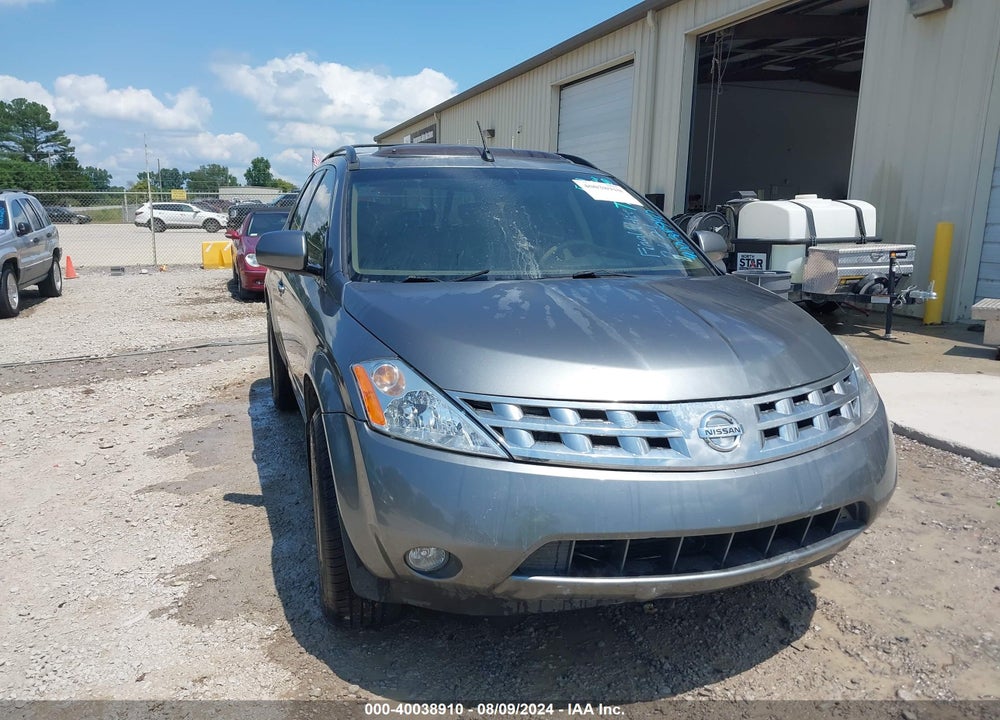 2005 NISSAN MURANO SL VIN: JN8AZ08T05W307136