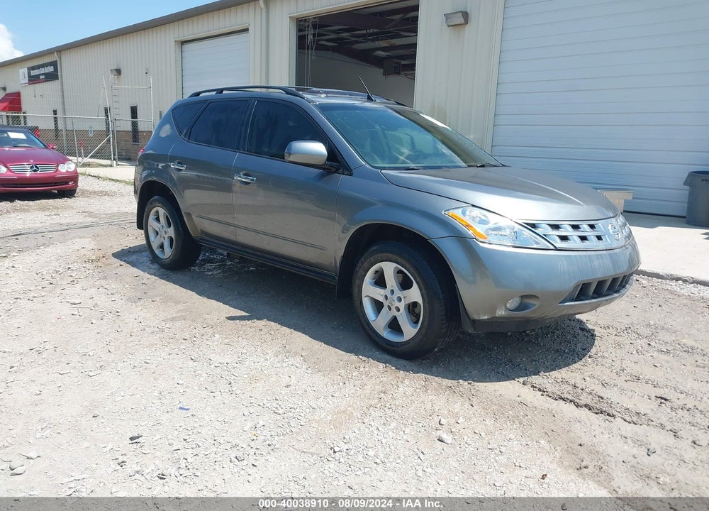 2005 NISSAN MURANO SL VIN: JN8AZ08T05W307136