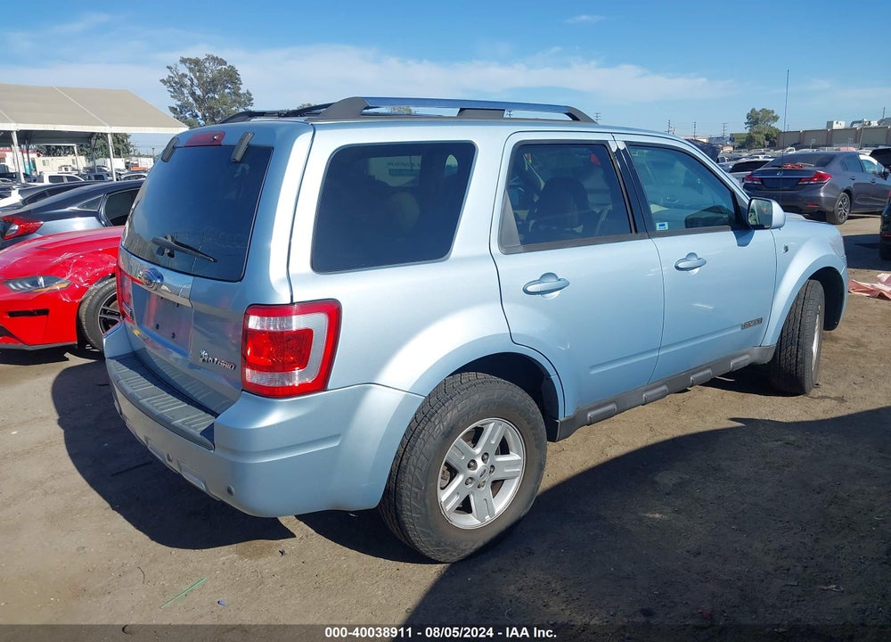2008 FORD ESCAPE HYBRID VIN: 1FMCU59H38KA22173