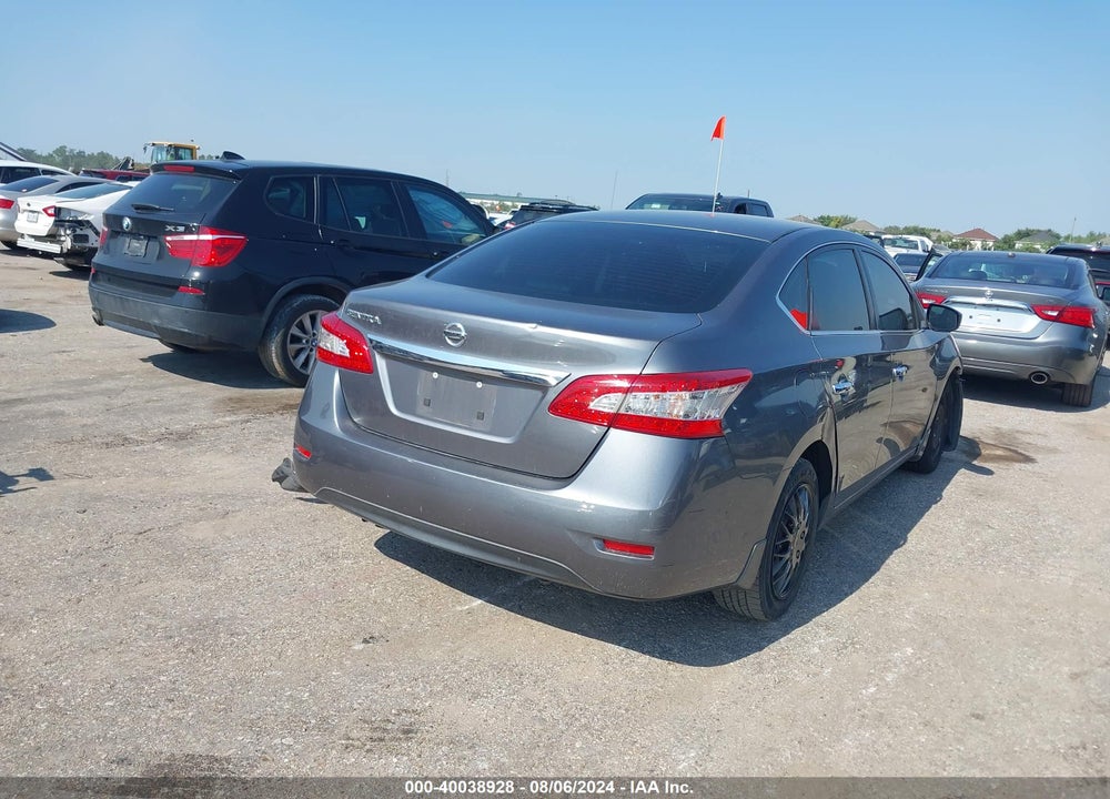 2015 NISSAN SENTRA S VIN: 3N1AB7AP1FY322909