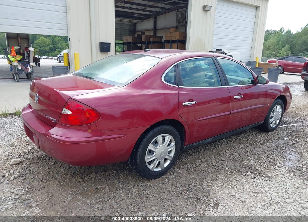 2006 BUICK LACROSSE CX VIN: 2G4WC582161195023