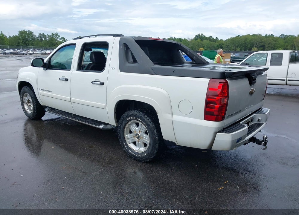 2008 CHEVROLET AVALANCHE 1500 LT VIN: 3GNFK12308G165157