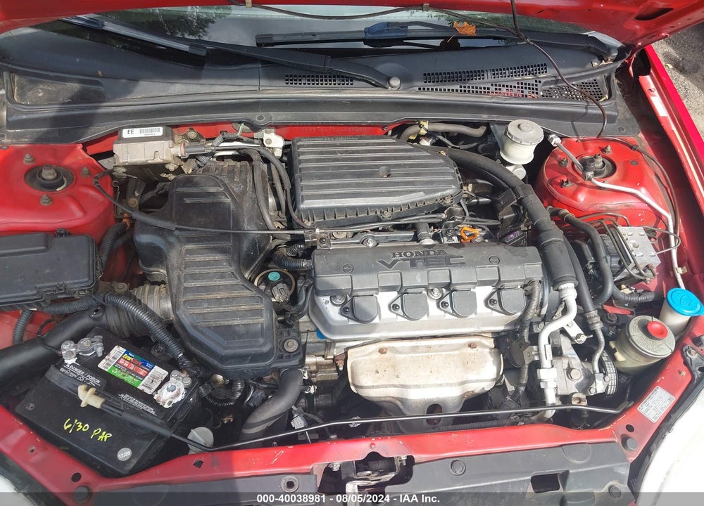 2003 HONDA CIVIC EX VIN: 1HGEM22973L023393