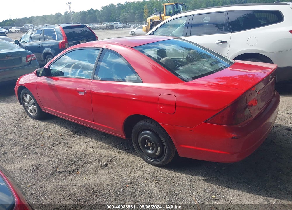 2003 HONDA CIVIC EX VIN: 1HGEM22973L023393