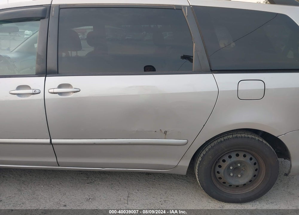 2008 TOYOTA SIENNA LE VIN: 5TDZK23CX8S218412