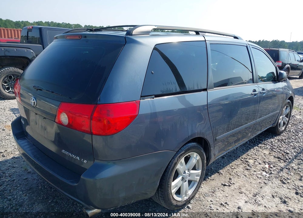 2007 TOYOTA SIENNA LE VIN: 5TDZK23C97S037932