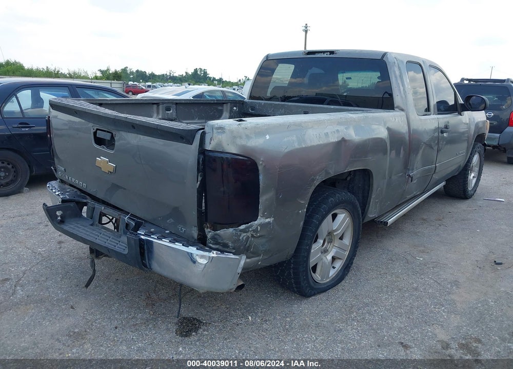 2007 CHEVROLET SILVERADO 1500 VIN: 1GCEC19087Z567293