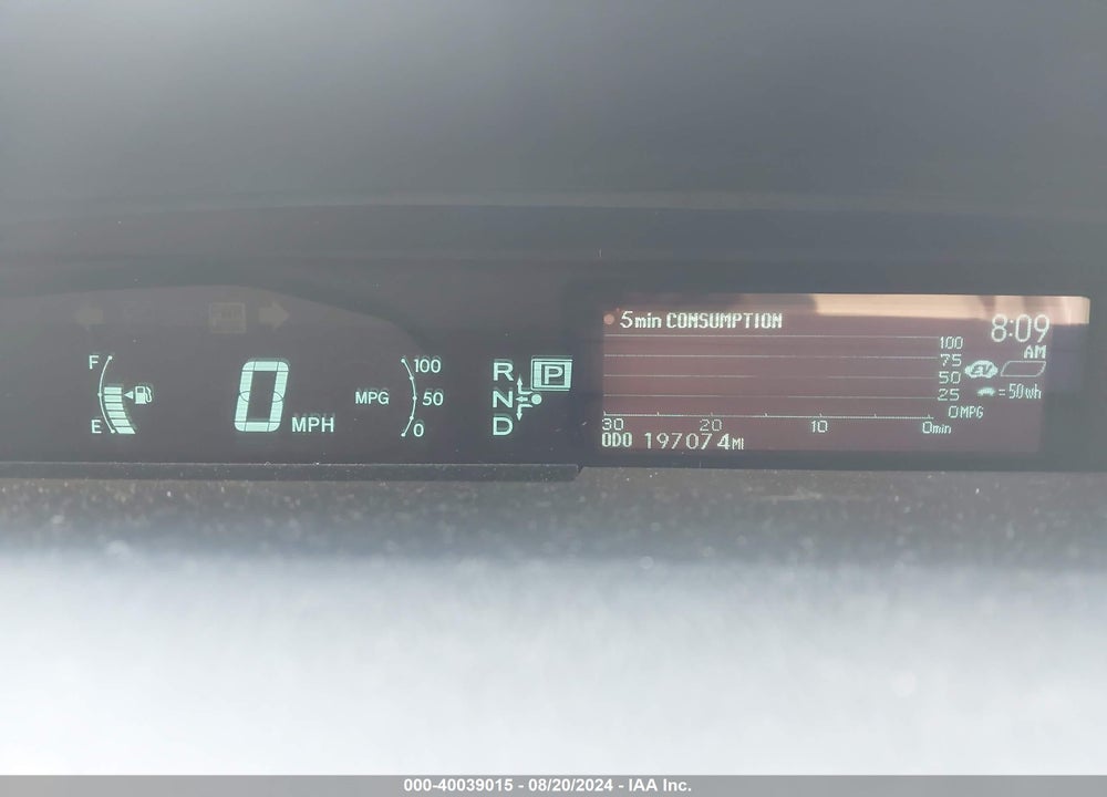 2013 TOYOTA PRIUS THREE VIN: JTDKN3DU6D0338680