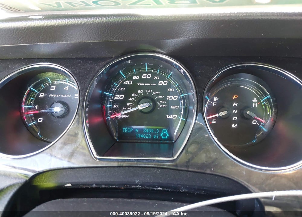 2012 FORD TAURUS LIMITED VIN: 1FAHP2FW7CG104458