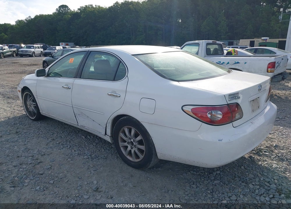 2003 LEXUS ES 300 VIN: JTHBF30G536013607