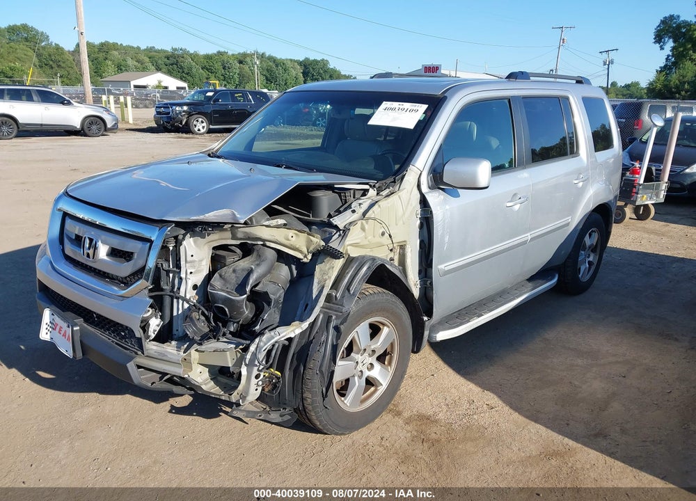 2010 HONDA PILOT EX-L VIN: 5FNYF4H61AB004708