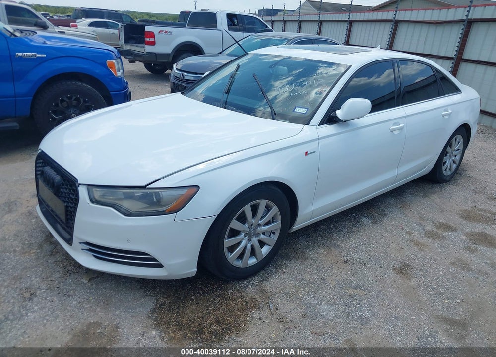 2012 AUDI A6 3.0 PREMIUM VIN: WAUGGAFCXCN167424