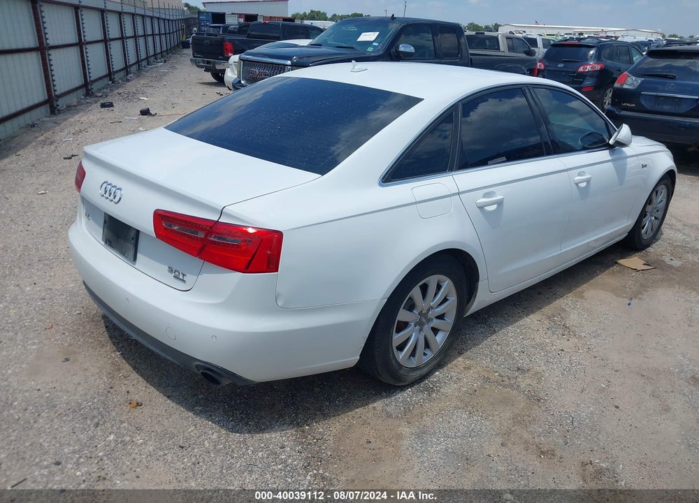 2012 AUDI A6 3.0 PREMIUM VIN: WAUGGAFCXCN167424