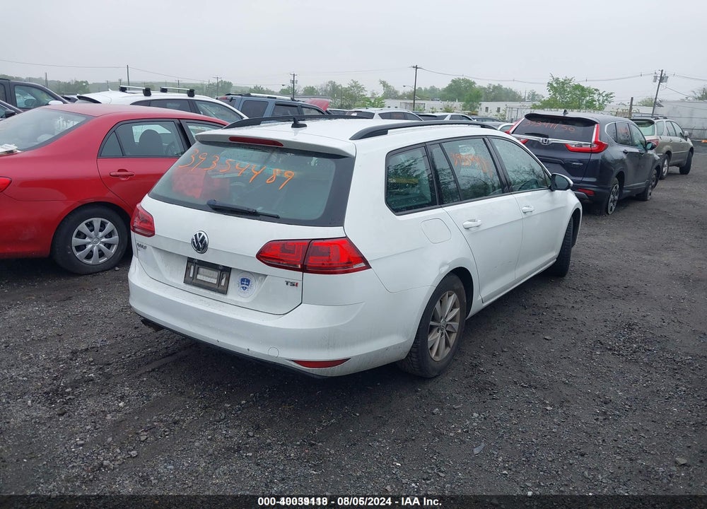 2017 VOLKSWAGEN GOLF SPORTWAGEN TSI S/TSI SE/TSI SEL VIN: 3VWC17AU5HM522309
